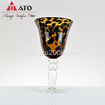 Mga baso sa Leopardo PRINT